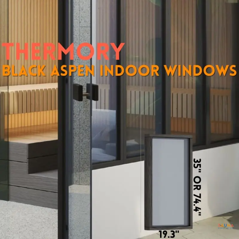 Welcome To Sauna Marketplace - Good Heat, Timeless Tradition, &Amp; Modern Wellness 13 Black Aspen Sauna Windows Indoor Thermory