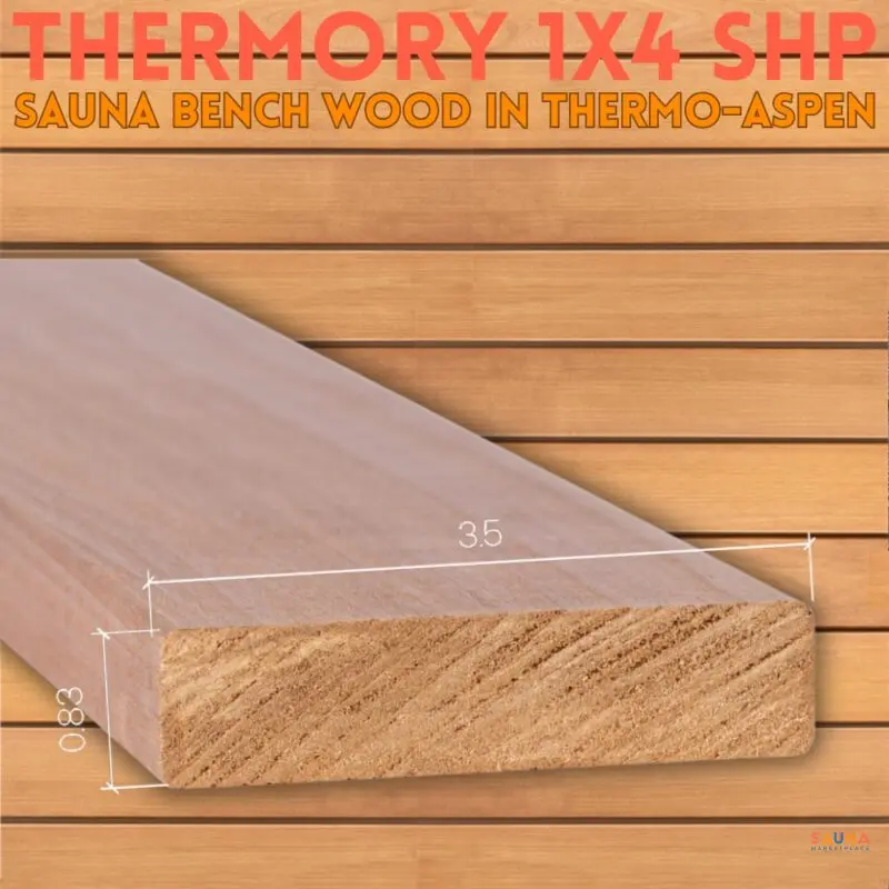 Welcome To Sauna Marketplace - Good Heat, Timeless Tradition, &Amp; Modern Wellness 11 Thermory 1X4 Shp Sauna Bench Wood In Thermo-Aspen