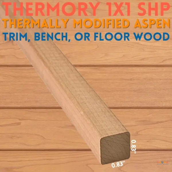 Thermory Thermo-Aspen 1x1 SHP Sauna Trim Boards on Sauna Marketplace (1)