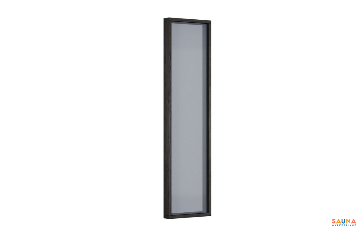 Black Indoor Sauna Window Large