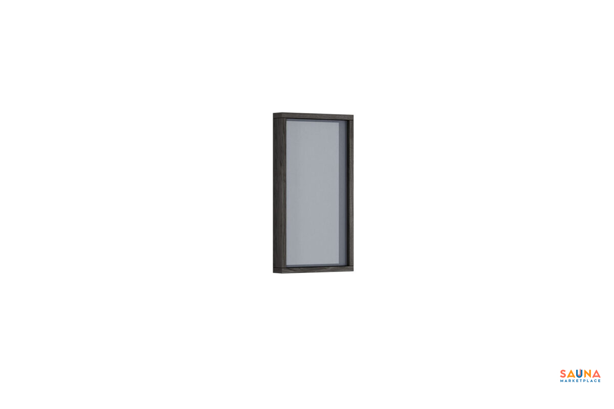 Black Indoor Sauna Window Small