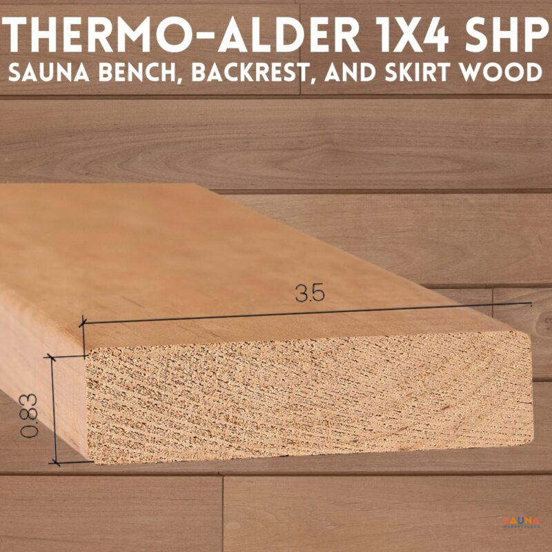 thermo-alder 1x4 shp sauna bench skirt and backrest wood by thermory