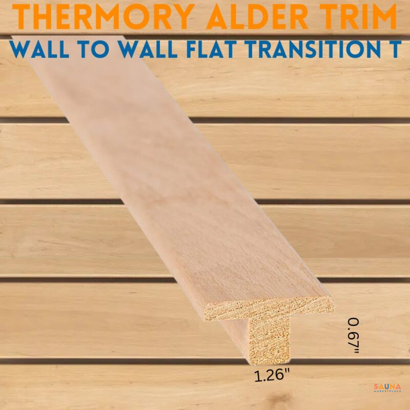thermory wall to wall transition t in alder