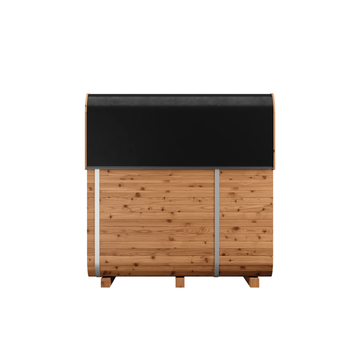 Thermory Square No 43 Medium Sauna With Terrace And L Bench