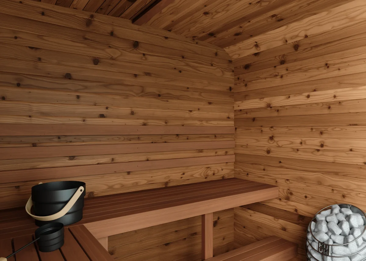 Detail Inside The Thermory Square No 43 Sauna