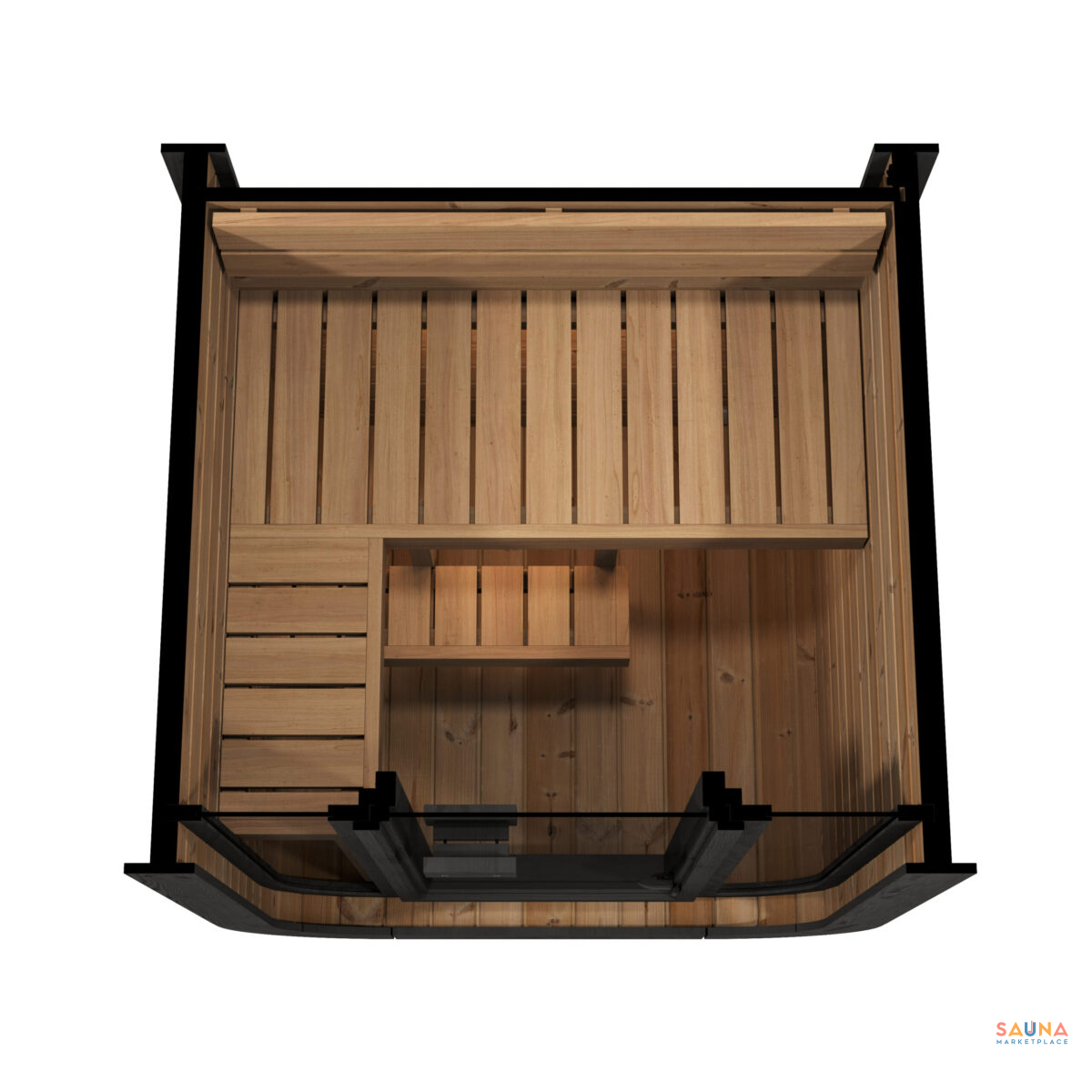 Saunalife Cl3G Cube Sauna Overhead Scaled 1