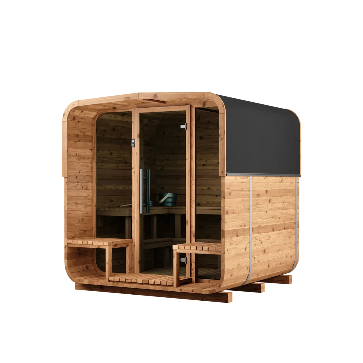 Thermory No 43 Right Angle Square Sauna