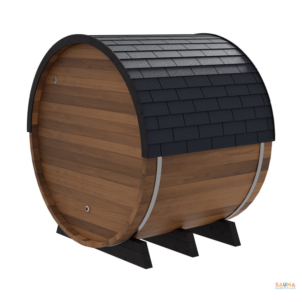 Finnmark Combination Barrel Sauna Fd-6 | Infrared And Traditional 6X6 Outdoor Barrel, Cedar - Image 20