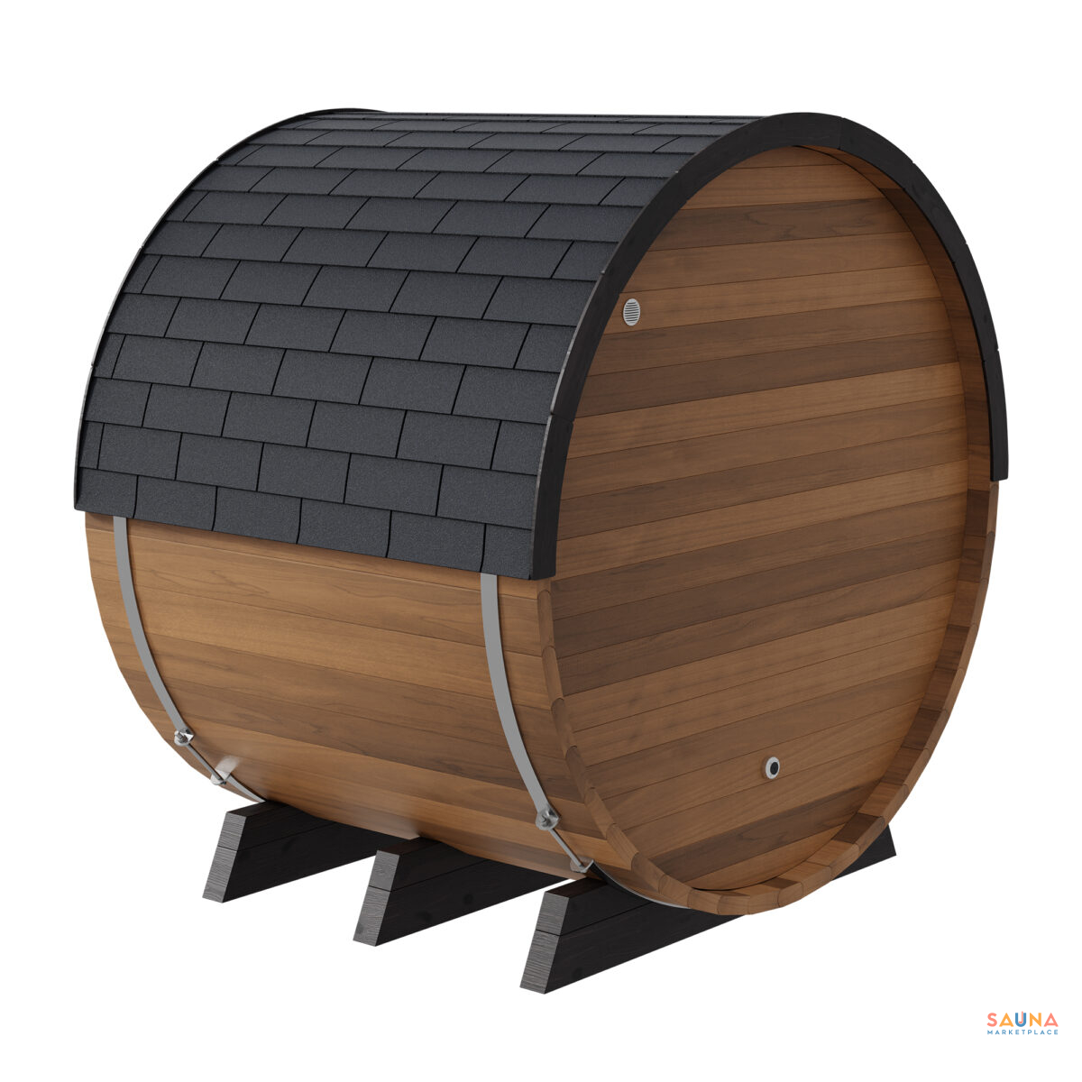 Finnmark Combination Barrel Sauna Fd-6 | Infrared And Traditional 6X6 Outdoor Barrel, Cedar - Image 19