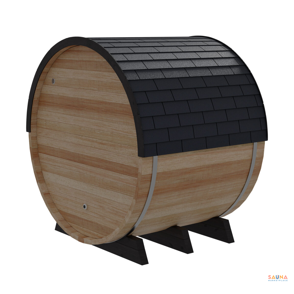 Finnmark Thermo-Aspen Combination Barrel Sauna Fd-7 | Infrared And Traditional 6X6 Outdoor Barrel Sauna, Thermo-Aspen - Image 12