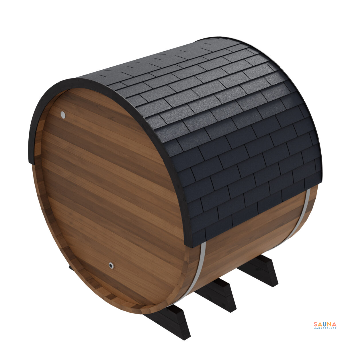 Finnmark Combination Barrel Sauna Fd-6 | Infrared And Traditional 6X6 Outdoor Barrel, Cedar - Image 22