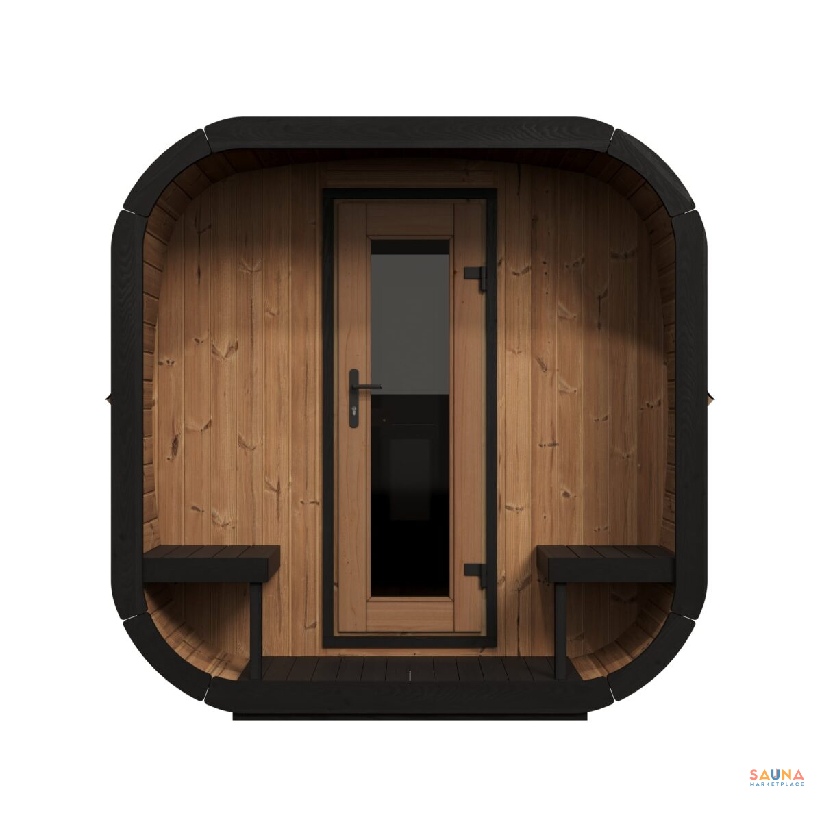 Saunalife Cl12G | 8-Persons Outdoor Sauna With Changing Room And Porch - Image 10