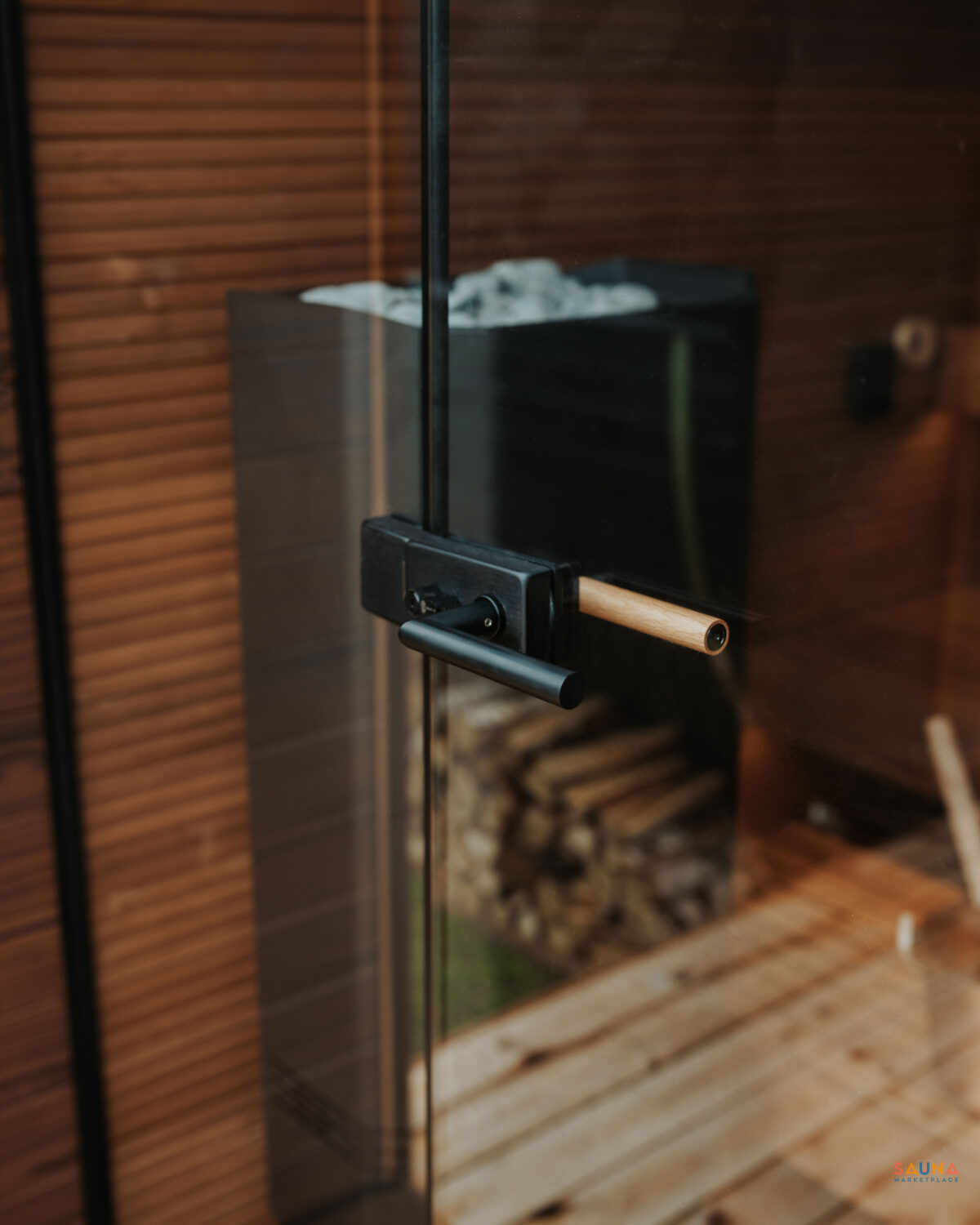Auroom Aera Outdoor Sauna With 3-Tier L-Bench, Overhang, And Porch - Preorder Now! - Image 15