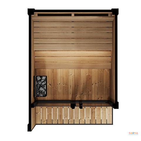その他 IE SAUNA SaunaLife GL4 Outdoor Sauna Kit – Garden Luxury Series