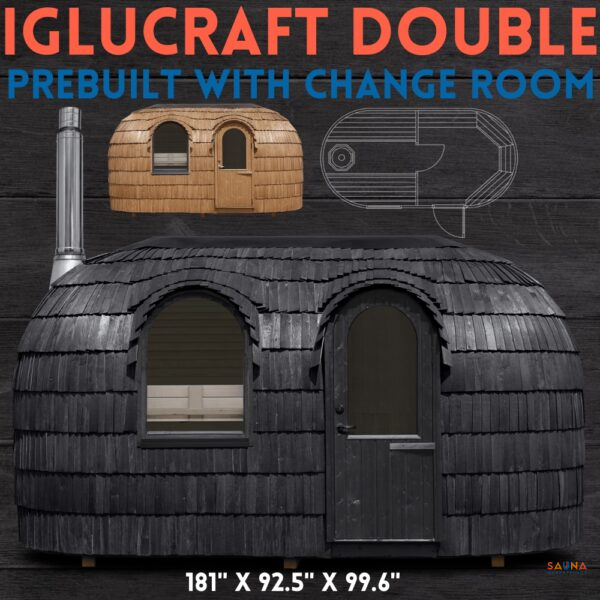 Iglucraft Double Iglusauna 2-room sauna