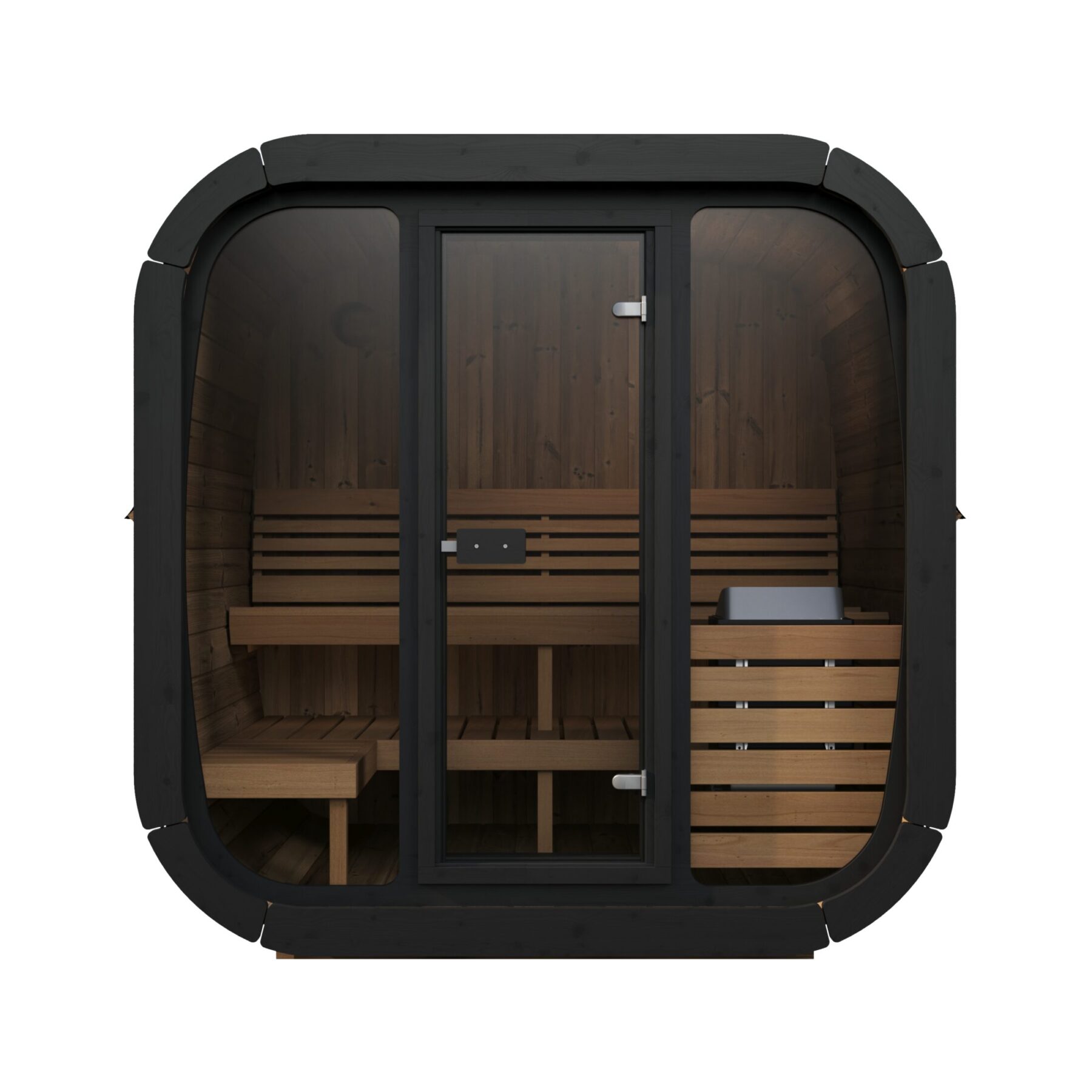 SaunaLife CL5G | Outdoor 4-Person Icon Cube Sauna