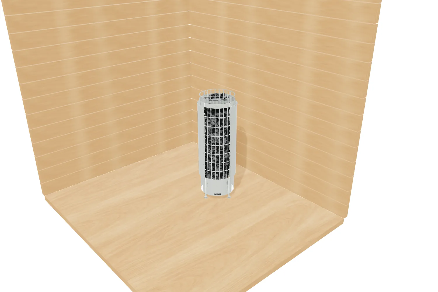 3D view of the Harvia Cilindro Electric Sauna Heater